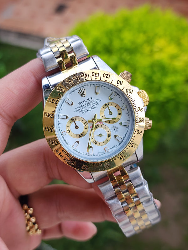 RELOJ RX DORADO DAYTONA PARA HOMBRE DE LUJO + ENVIO GRATIS + PAGO CONTRA ENTREGA - RX022