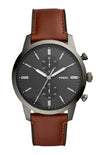 RELOJ FOSSIL PARA HOMBRE – cronógrafo Townsman de cuero FS5522