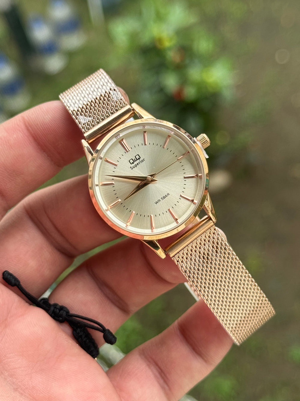 Reloj Q&q Reloj Dorado Rosa Mujer Reloj Q&q Mujer Relojes